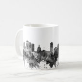 Mug Edmonton Canada Skyline BW (Devant gauche)