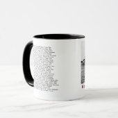 Mug Edmund Fitzgerald avec des noms d'équipage (Devant gauche)