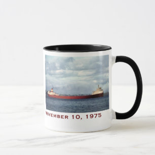 Mug Edmund Fitzgerald avec des noms d'équipage