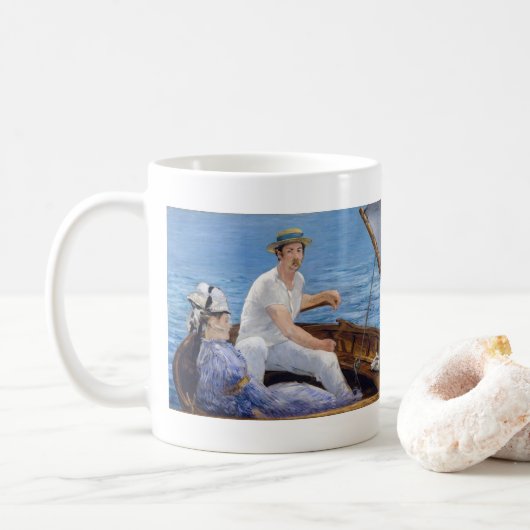 Mug Edouard Manet - En bateau (Avec donut)