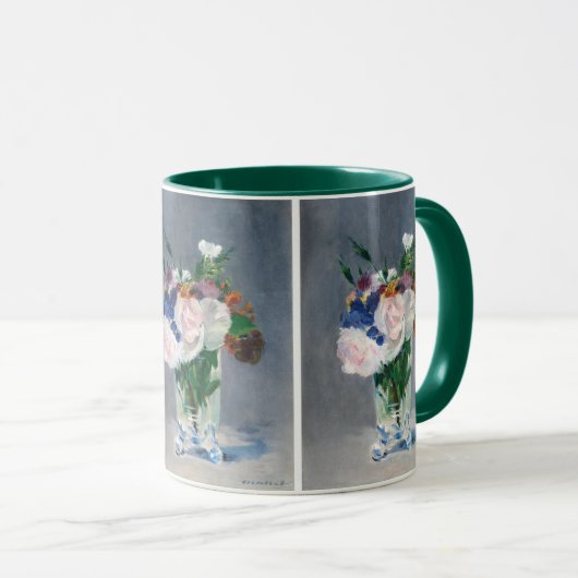 Mug Edouard Manet - Fleurs dans un Vase de Cristal (Devant droit)
