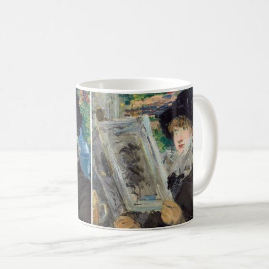Mug Edouard Manet - Lecture Femme (Devant droit)
