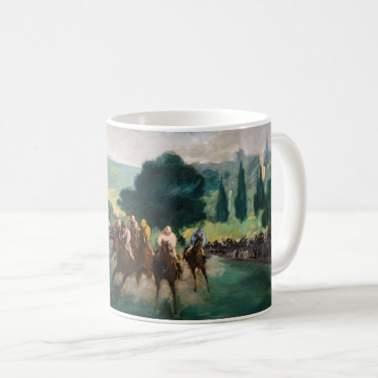 Mug Edouard Manet - Les courses à Longchamp (Devant droit)