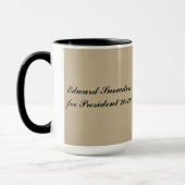 Mug Edouard Snowden pour le président 2016 (Gauche)