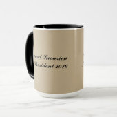 Mug Edouard Snowden pour le président 2016 (Devant gauche)
