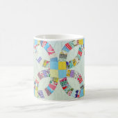 Mug Édredon de patchwork coloré (Centre)