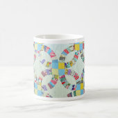 Mug Édredon de patchwork coloré (Centre)