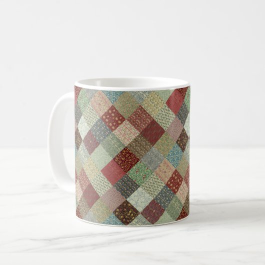 Mug Édredon de patchwork de William Morris (Devant gauche)