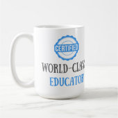 Mug Éducateur certifié personnalisable (Gauche)