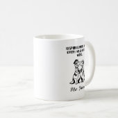Mug Éducateur de conception inspirante par la parole b (Devant droit)