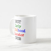Mug éducateur de la petite enfance, meilleur (Devant gauche)