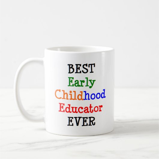 Mug éducateur de la petite enfance, meilleur (Gauche)