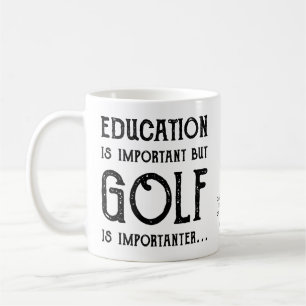 Mug Éducation de golf golfeur personnalisée