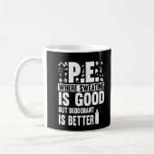 Mug Éducation physique PE Enseignant plaisanter (Gauche)