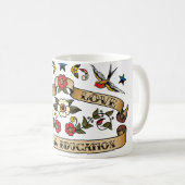 Mug Éducation spéciale d'amour vivant (Devant droit)