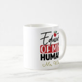 Mug Educator of Mini Humans Notebook – Funny Teacher  (Devant droit)