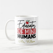 Mug Educator of Mini Humans Notebook – Funny Teacher (Gauche)