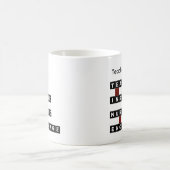 Mug Educator Teacher Word Tile Black Custom Text (Centre)