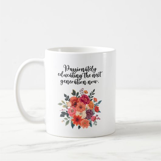 Mug Éduquer avec passion la prochaine génération de de (Gauche)