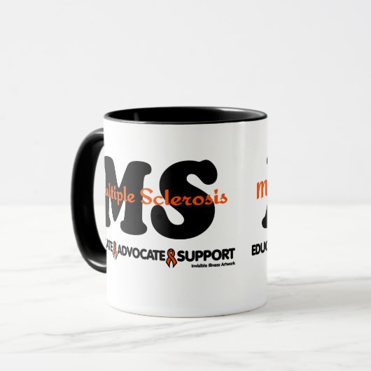 Mug Éduquer le support de l'avocat...MS (Devant gauche)