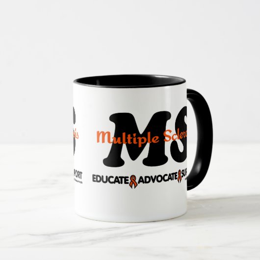 Mug Éduquer le support de l'avocat...MS (Devant droit)