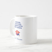 Mug Éduquer les scientifiques de demain à chaque leçon (Devant gauche)