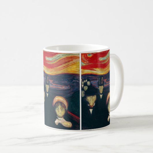 Mug Edvard Munch - Anxiété (Devant droit)