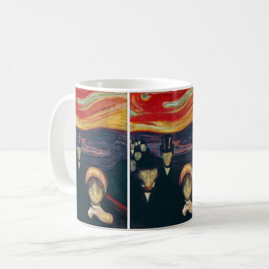 Mug Edvard Munch - Anxiété (Devant gauche)