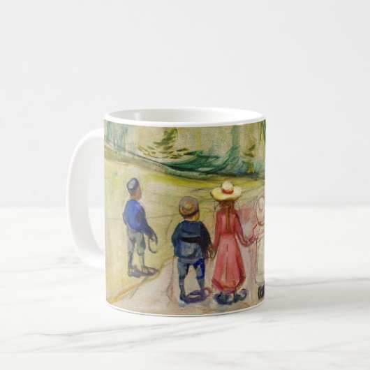 Mug Edvard Munch - La forêt Fairytale (Devant gauche)