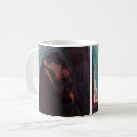 Mug Edvard Munch - Le baiser (Devant gauche)