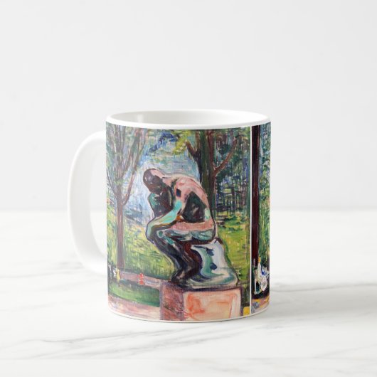 Mug Edvard Munch - Le penseur de Rodin (Devant gauche)