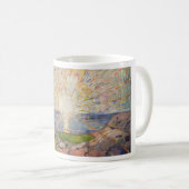 Mug Edvard Munch Peinture murale Le Soleil (Solen) (19 (Devant droit)