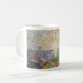 Mug Edvard Munch Peinture murale Le Soleil (Solen) (19 (Devant gauche)