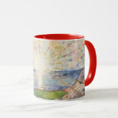 Mug Edvard Munch Sunrise Art Nouveau Expressionnisme (Devant droit)