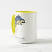 Mug Edward Lear Collection D'Oiseaux Macaw Bleu Et Jau (Devant gauche)