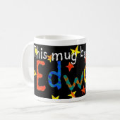 Mug 'Edward' (noir) (Devant gauche)