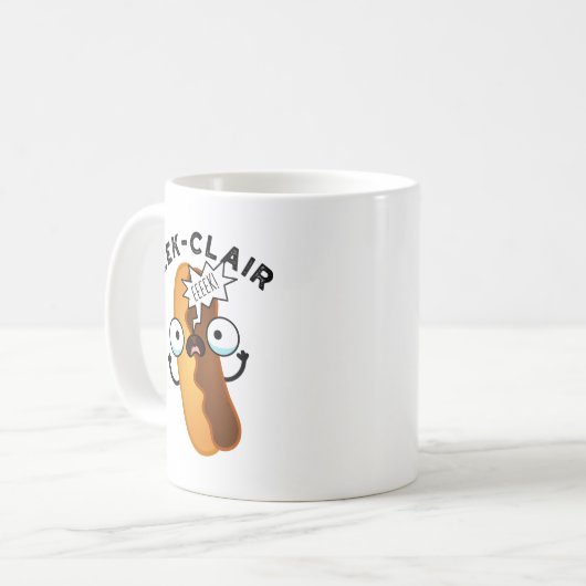 Mug Eek-clair Funny Eclair Pun (Devant gauche)