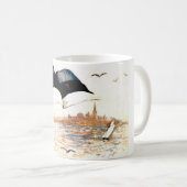 Mug Eesti Lipp/tasse estonienne de drapeau (Devant droit)