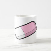 Mug Effaceur rose et blanc