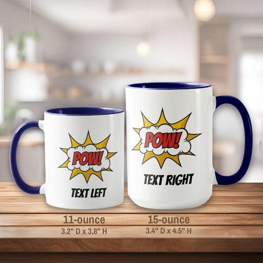 Mug Effet audio comique Pow
