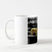 Mug Effet de couleur de deux tigres (Gauche)