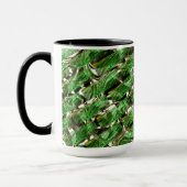 Mug Effet de mur vert clair et bulles blanches? (Gauche)
