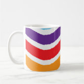 Mug Effet de papier tordu personnalisé coloré (Gauche)