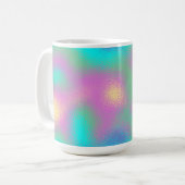 Mug Effet d'huile métallique arc-en-ciel Unicorne (Devant gauche)