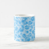 Mug Effet fausse fourrure bleu et blanc (Centre)