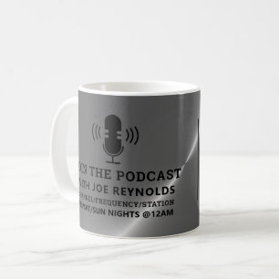 Mug Effet Métal Argent, Podcaster, Podcast Advert
