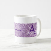 Mug Effet Parties scintillant Élégant de la typographi (Devant droit)