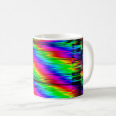 Mug Effets numériques. Arrière - plan abstrait multico (Devant droit)