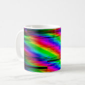 Mug Effets numériques. Arrière - plan abstrait multico (Devant gauche)
