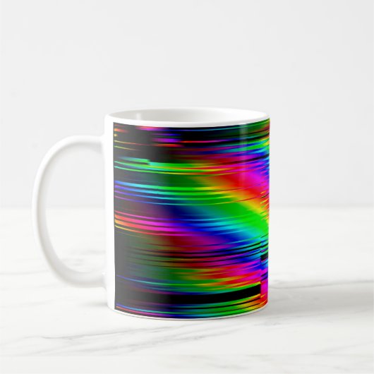 Mug Effets numériques. Arrière - plan abstrait multico (Gauche)